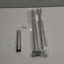 AmazerBath 31-46.5 Inches Spring Tension Shower Curtain Rod, Short Shower Rod Rust Proof Bathroom Curtain Rod, Adjustable Shower Tension Rod No Drill Easy Segmented Installation, Nickel