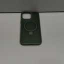 Magnetic for iPhone 15 Pro Max Case with Ring Stand, [10 FT Drop Protection] [Velvety Touch] Slim Translucent Matte Back Shockproof Phone Case for iPhone 15 Pro Max 6.7'', Midnight Green