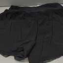 ATTRACO Women Swim Shorts Side Split Swim Trunk 2 in 1 Board Shorts with Pockets Swim Bottom, Size(M)