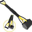 28" Heavy Duty Dog Pooper Scooper for Large Dogs, Extra Long Handle Foldable Poop Pick Up Tool with Durable Spring, Great for Yard, Lawns, Grass, Dirt, Gravel