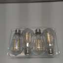 PARTPHONER LED Light Bulbs Dimmable Vintage Edison Bulb, E26 LED Bulb 60W Equivalent 720 Lumens, Warm White 2700K, ST58 Antique LED Filament Bulb CRI 85+, Clear Glass, Pack of 4