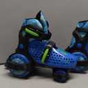 Kids Roller Skates for Boys Girls, 4 Size Adjustable Kids Rollerskates with Light Up Wheels Roller Skates for Boys Girls Size 11-2