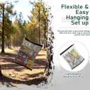 Ultralight Rodent Proof Bear Bag - Stainless Steel Mesh Hanging Food Storage Bags for Camping Backpacking Hiking, Rust-Resistant Sack with Rope and Lock for Easy Hanging
