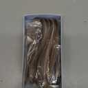 Grey Highlights Hair Wefts Sew in Hair Extensions Real Human Hair Bundle,Brown Balayage Gray Highlights Hand Tied Weft Hair Extension Remy Human Hair Double Wefts Sew in Weave Extensions 12 Inch 80G