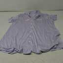 Samring Pajama Nightgown for Women Short/Long Sleeve Button Down Nightwear Top Boyfriend Sleep Shirts Nightdress S-XXL (Large)