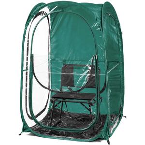 WeatherPod The Original Shark Tank MyPod 1-2 Person Pop-Up Pod - Stay Warm, Dry, and Out of The Sun - Weather Pod for Sports, Rain, or Wind (Hunter Green)