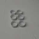 HIC Kitchen Ramekin, Fine Porcelain, For Serving Condiments, Dips, Sauces, And Small Desserts, 2-Ounce Capacity, Set of 6, White 