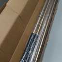 Ivilon Window Curtain Rod End Cap - 1 inch Pole. 120 to 240 Inch. Warm Gold