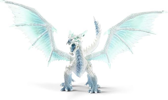 Schleich Eldrador Creatures, Dragon Toys for Boys and Girls, Mythical Creatures Toy, Ice Dragon Action Figure with Movable Wings, Ages 7+
