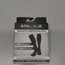 Physix Gear Compression Socks 20-30 mmHg - Men & Women - Running, Nurses, Shin Splints, Flight, Travel (Black)