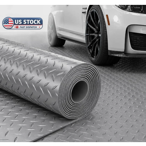 4x10 FT Garage Floor Mat, 2.8mm Thickened (Gray)