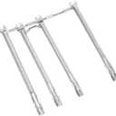 Spirit e330 Burner Tube Set for Weber Spirit 330, Spirit 335, Spirit 300 Series Grills with Front Mounted Control Knobs, 69787 Grill Burner Tubes, 18 Inch Grill Burner for Weber Spirit Grill Parts (15.25"-68948)