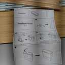 Toilet Paper Storage Baskets with Dual Flip Lids and Side Pocket, Bathroom Toilet Paper Organizer