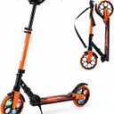 Kick Scooter for Kids 8+, Teens & Adults. Foldable Dual Suspension Scooter