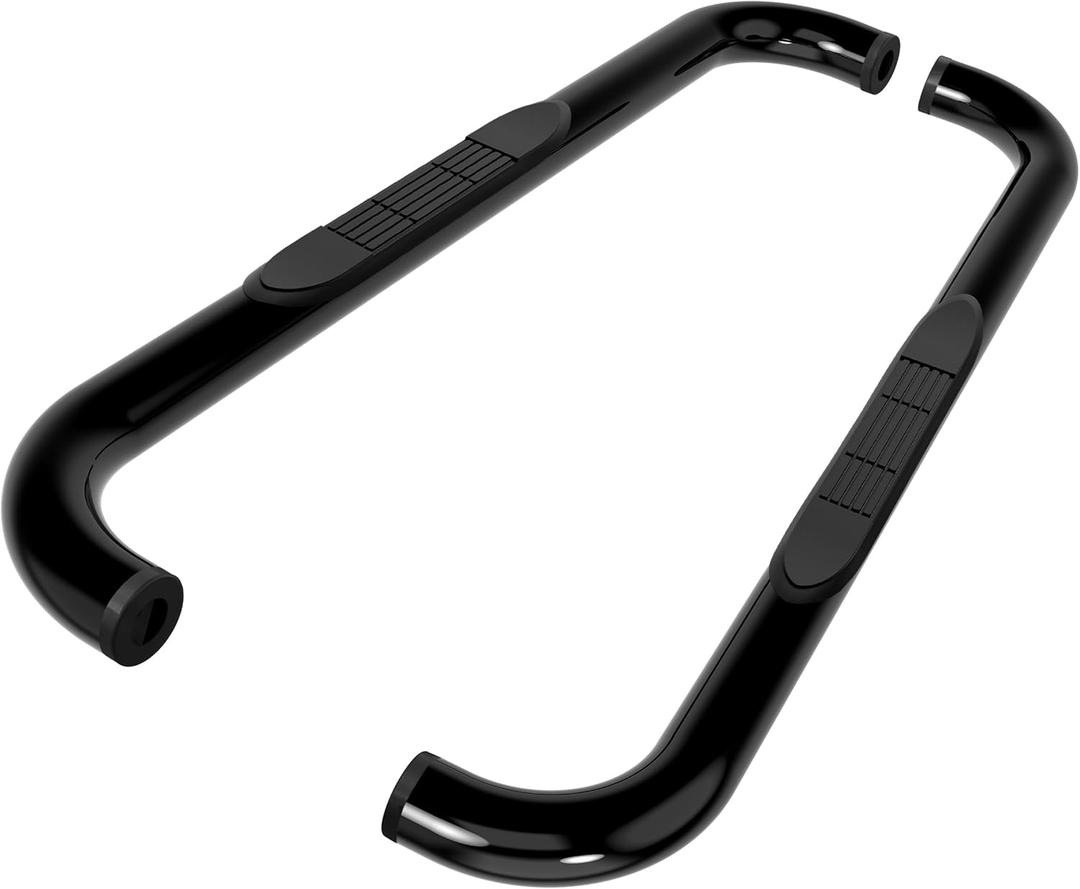TAC Side Steps Fit 2009-2018 RAM 1500|2019-2023 RAM 1500 Classic|2010-2024 Dodge RAM 2500/3500/4500/5500 Regular Cab 3" Black Step Rails Running Boards Off Road Exterior Accessories 2Pcs