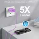 Type C Charger Fast Charging, 2Pack [10FT&6FT] Long USB C Cable with 25W Phone Super Fast Charger Block Compatible with Galaxy S25/S24/Plus/Ultra,iPhone 15/16/17/Air/Plus/Pro Max
