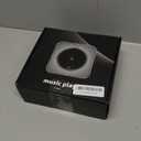 Gueray CD Player Portable Bluetooth Desktop CD Player for Home with Timer Built-in HiFi Speakers with LCD Screen Display Boombox FM Radio USB Type-c (White)