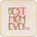 ROSA&ROSE Mothers Day Gifts For Mom From Daughter Son,4"X4" Ceramic Jewelry Tray-Retirement Birthday Thank You Gifts For Woman Employee Social Worker Teacher Appreciation Gifts