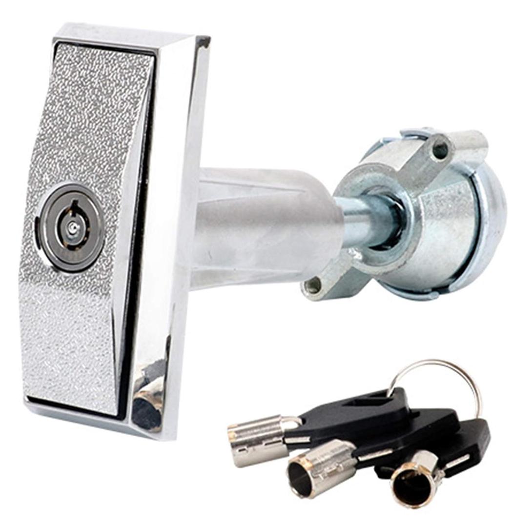 Universal Replacement T-Handle Vending Machine Lock with Keys (Long)