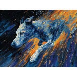 Jigsaw Puzzles for Adults 1000 Pieces, Cool Hound Dog Puzzles, Challenging Funny Game with Family Friends