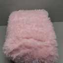 OLANLY Pink Round Rugs for Bedroom - Machine Washable, 6 ft Circle Area Rugs for Living Room, Soft and Fluffy Shaggy Carpet for Teen Girls and Boys, Nursery Rooms, Dorms, Home Decor Aesthetic