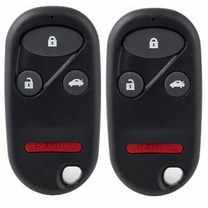 Key Fob Replacement Compatible with for Honda CRV CR-V 2002 2003 2004 Keyless Entry Remote Car Key OUCG8D-344H-A2pcs