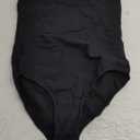 Retro Criss Cross Back Onepiece Swimsuit, Adjustable Strap Swimwear 2XL