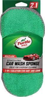 Turtle Wax Brand Multi-Use Scratch Free 2 in 1 Car Wash & Scrub Sponge (New)