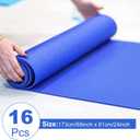3 mm Thick Yoga Mat Bulk, Non Slip Exercise Workout Fitness Pad for Women Men, Gym Home Yoga Pilates, Easy to Clean, Sturdy PVC