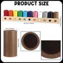 Threehoney Crayon Holder Organizer for Kids Wooden Colored Pencil Holder Pen Container Marker Organizer for Classroom Office School Stationery Art Storage Supplies, 11 Cups on a Stand