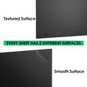 ABS Plastic Sheet 1/8" x 36" x 24", Black Rigid Thermoplastic Board for Signs, Crafts, DIY Projects, Dual-Surface - Textured & Smooth (1 Pack)