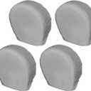 Explore Land Tire Covers 4 Pack - Tough Wheel Protector for Truck, SUV, Trailer, Camper, RV Universal Fits Tire Diameters 21 inches, Charcoal