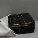 LUGGEX Underseat Carry On Luggage with Wheels, UDK Stylish Lightweight Under Seat Luggage, Soft Sided Personal Item Suitcase for Short Trip (UX-Core, Black, 16 Inch)