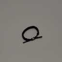 Black Paracord Bracelet for Men | Adjustable Gift for Him | Black Clasp Color 1