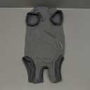 Lukovee Recovery Suit for Dogs, Onesie Surgery Recovery Suit for Female Male Dogs, Abdominal Wounds Cone E-Collar Alternative Prevent Licking Spay Recovery Suit (Grey,Medium)