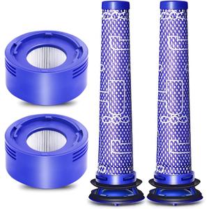 Vacuum Filter Replacement Kit for V7, V8 Animal and V8 Absolute Cordless Vacuum, 2 Pre Filter, 2 Post Filter, Replaces Part # 965661-01 & 967478-01