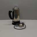 Elite Gourmet EC923 Electric Coffee Percolator, BPA Free, Keep Warm, Clear Brew Progress Knob, CoolTouch Handle, Cordless Serve, 12Cup, Stainless Steel