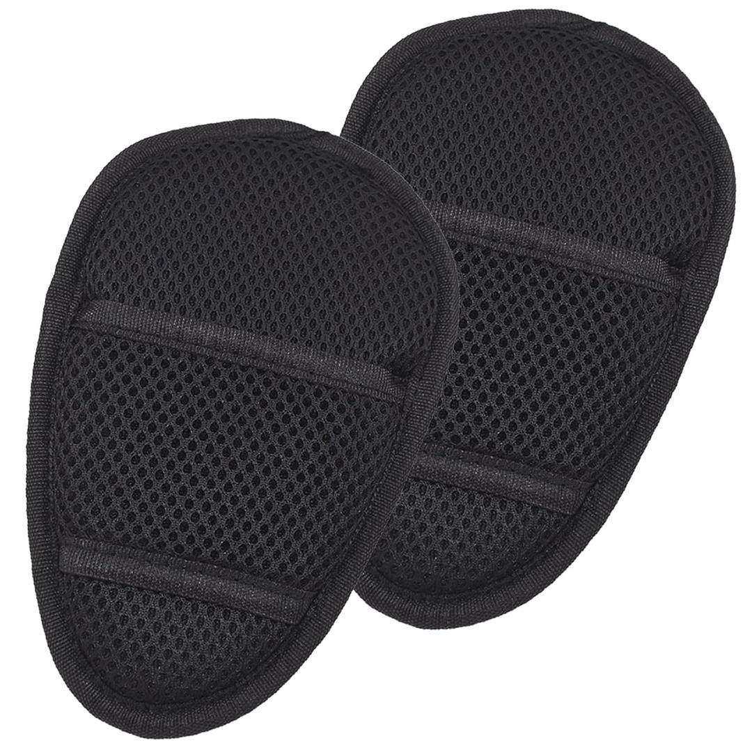 2 Pcs Seat Straps Crotch Cushion,Stroller Crotch Pads Universal Cushion Crotch Pads for Pushchair High Chair,Comfort Cushion Seat Strap Covers(Black)