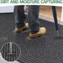 100pointONE Front Door Mat Outside Entrance, Dirt Trapper Doormat 72"x48"