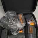 990,000 RPM Cordless Leaf Blower - 21V Electric Handheld Leaf Blower with 24.0Ah Batteries & Fast Charger - Lightweight for Patio, Lawn, Yard, Deck Cleaning (Dark)