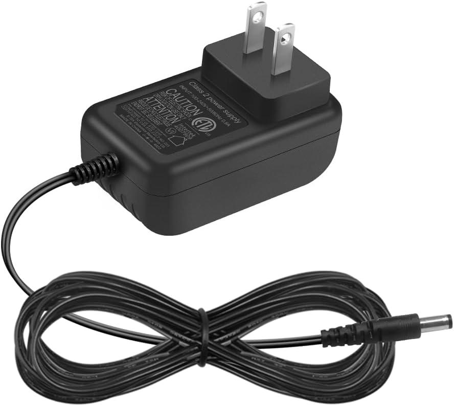 Replacement Charger for PRETTYCARE W100 W200 W300 W400 20KPa 27V AC/DC Adapter Compatible with PRETTYCARE Cordless Vacuum Cleaner Charger W200 22.2V Li-ion Battery PRETTYCARE Power Cord 5.9FT