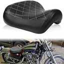 Sportster Driver Seat, PSLER Motorcycle Front Rider Driver Solo Seat Cushion for Sportster 883 1200 72 48 1983-2003, Diamond