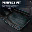 Floor Mats & Cargo Liner for 2023 2024 2025 Honda Accord (Include Hybrid) All Weather Protection TPE Rubber Full Set Automotive Floor Liners for Accord Accessories, Odorless Anti-Slip, Black (2023 2024 2025 accord floor mats & cargo mat)