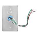 Push to Exit Button with Back Mount Box IP67 Waterproof Stainless Steel LED Light NO/NC Press Exit Switch