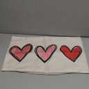 DFXSZ Valentines Day Pillow Covers 12x20 Pink Heart Valentines Day Pillows Winter Holiday Lumbar Pillow Covers 12x20 Outdoor Pillowcase for Home Decor (White)