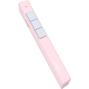 Norwii N26 Wireless Presentation Clicker, Presentation Remote, PowerPoint Clicker with Pointer for PowerPoint Presentations, Power Point Clicker Wireless Presenter Remote - Pink
