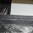 Colingmill Twin Size Contoured Headboard with Studded Upholstery, 40 Inch