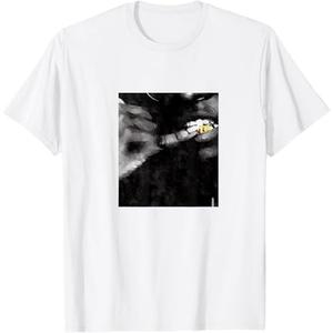 Black, White & Gold Grill Graphic T-Shirt (Small)