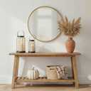 Natural Rattan Boho Lanterns - Handcrafted Chic Decor to Enhance Your Home - Modern Farmhouse Beauty Perfect for Any Living Room, Patio & Porch, Indoor and Outdoor Coffee Table or Kitchen Dining Table