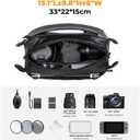 K&F CONCEPT Camera Sling Bag Crossbody Bag Waterproof Camera Shoulder Backpack DSLR/SLR/Mirrorless Camera Case